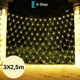 LED LAMPY SÍŤ 3x2m